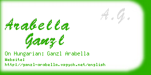 arabella ganzl business card